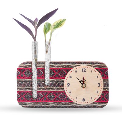 گلدان چوبی دکوراتیو