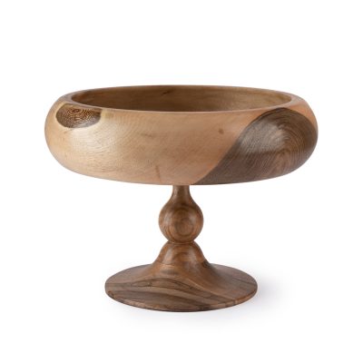 ظرف پذیرایی خمره ای پایه دار چوب گردو