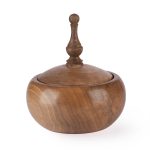 قندان خمره ای چوب گردو