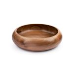 ظرف پذیرایی چوب گردو مدل خمره‌ای سایز متوسط