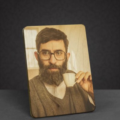 تابلو چوبی رهبر شهید