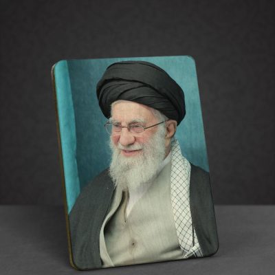 تابلو چوبی طرح رهبر شهید مدل BL7006