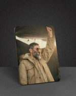 تابلو چوبی طرح رهبر شهید