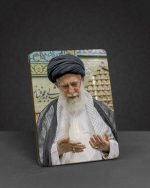 تابلو چوبی طرح رهبر شهید مدل BL7007