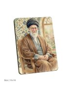 تابلو چوبی طرح رهبر شهید