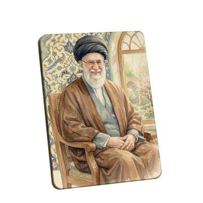 تابلو چوبی طرح رهبر شهید