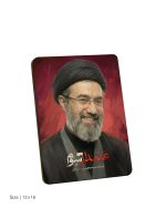 تابلو چوبی طرح سید مجتبی خامنه‌ای مدل BL7011 - Image 2