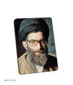 تابلو چوبی طرح رهبر شهید