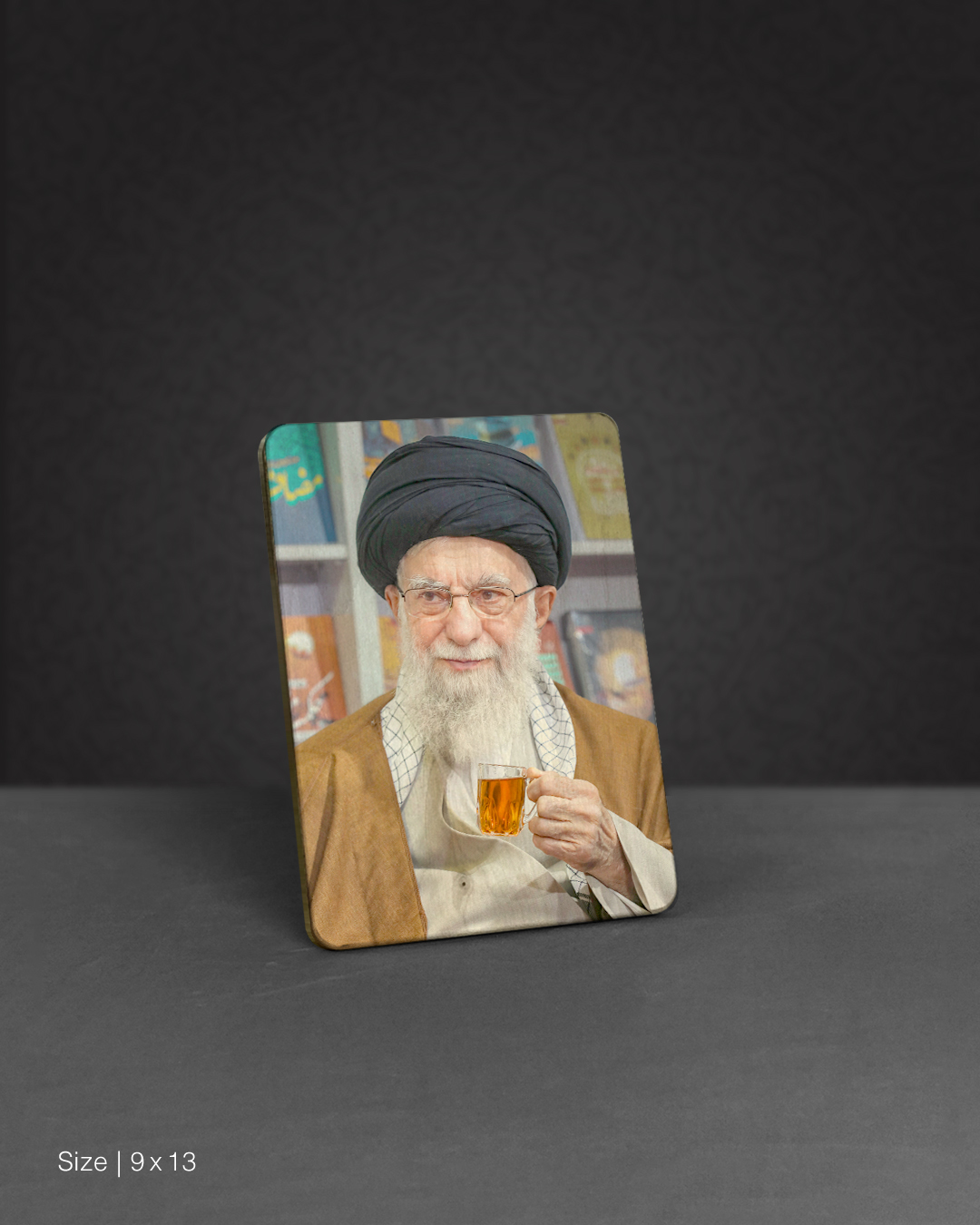 mockup 9x13.jpg3 تابلو چوبی مدل BS7004 طرح رهبر شهید