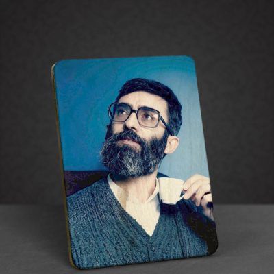 تابلو چوبی طرح رهبر شهید