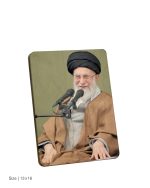 تابلو چوبی طرح رهبر شهید مدل BL7031 - Image 2