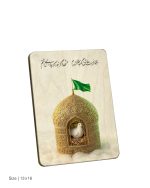 تابلو چوبی طرح گنبد طلا مدل BL7028 - Image 2