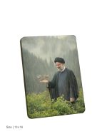 تابلو چوبی طرح شهید جمهور مدل BL7024 - Image 2