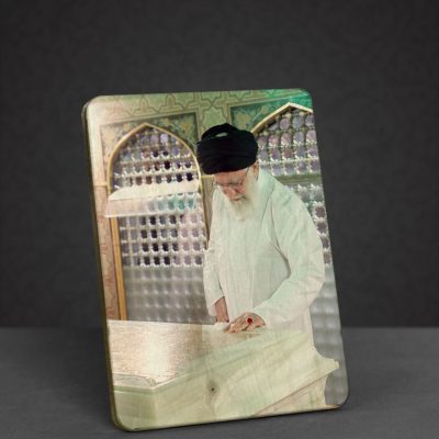 تابلو چوبی طرح رهبر شهید مدل BL7029