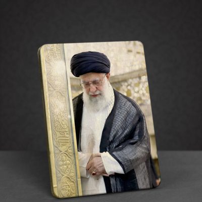 تابلو چوبی طرح رهبر شهید مدل BL7030