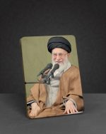 تابلو چوبی طرح رهبر شهید مدل BL7031