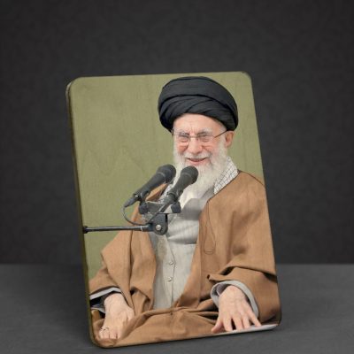 تابلو چوبی طرح رهبر شهید مدل BL7031