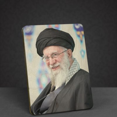 تابلو چوبی طرح رهبر شهید مدل BL7033