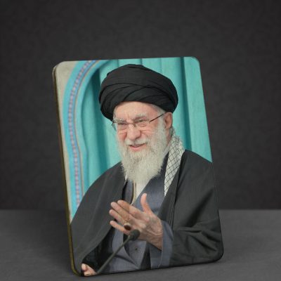 تابلو چوبی طرح رهبر شهید مدل BL7034