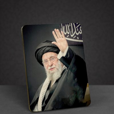 تابلو چوبی طرح رهبر شهید مدل BL7036