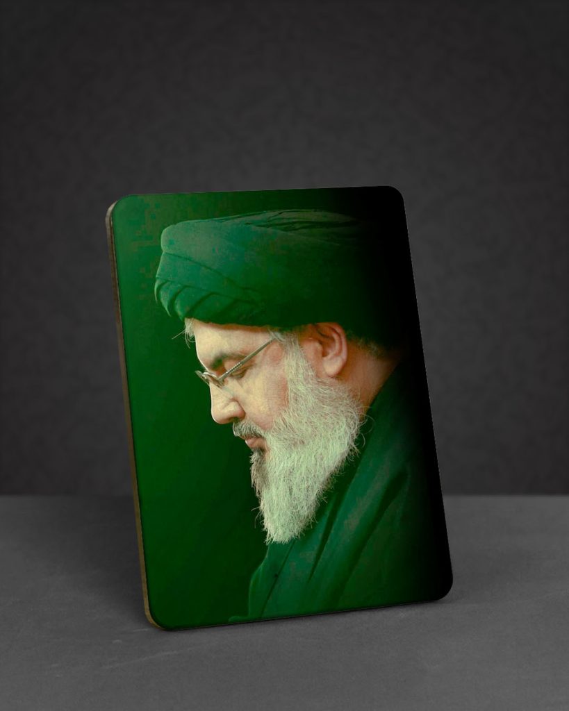 تابلو طرح سید حسن نصرالله مدل BL2027