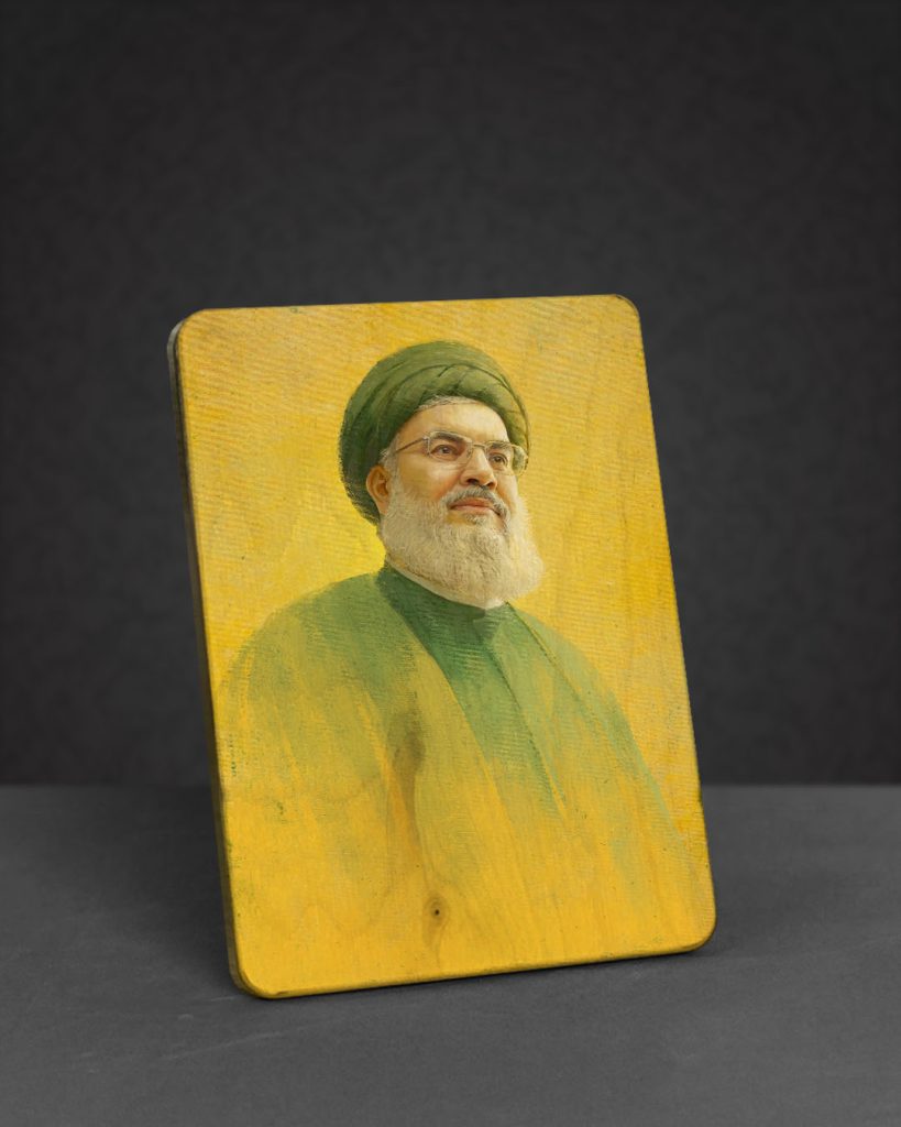 تابلو طرح سید حسن نصرالله مدل BL7035