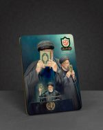 تابلو چوبی طرح شهید جمهور مدل BL7022