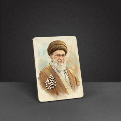 تابلو چوبی مدل BS7049 طرح رهبر شهید