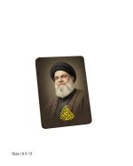 تابلو چوبی مدل BS7012 طرح سید حسن نصرالله - تصویر 2