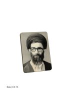 تابلو چوبی مدل BS7044 طرح رهبر شهید - تصویر 2