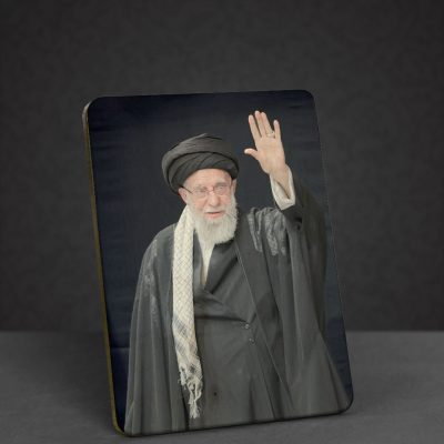تابلو چوبی طرح رهبر شهید مدل BL7032