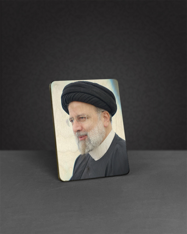 تابلو چوبی طرح شهید جمهور مدل BS7017