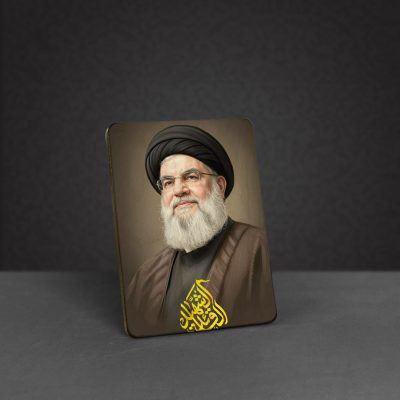 تابلو چوبی مدل BS7012 طرح سید حسن نصرالله