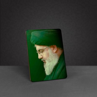 تابلو چوبی مدل BS7027 طرح سید حسن نصرالله