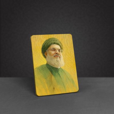 تابلو چوبی مدل BS7035 طرح سید حسن نصرالله